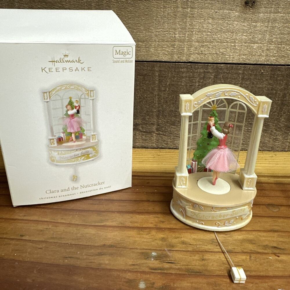 Hallmark Keepsake Ornament Clara And The Nutcracker Pull String -no Music